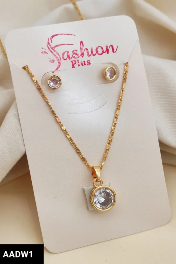 AADW1 Exquisite Fancy Necklace with Studs